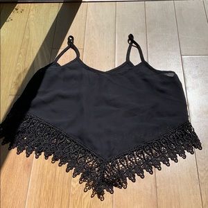 Black Crop Top